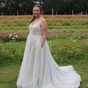 Wedding dress bought from David’s bridal